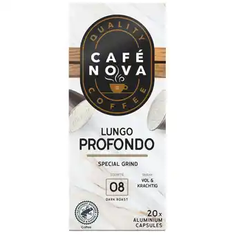 Dekamarkt Cafe Nova Koffiecups lungo profundo aanbieding