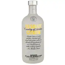 Dekamarkt Absolut Vodka citron aanbieding