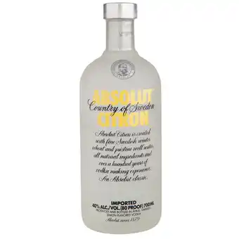 Dekamarkt Absolut Vodka citron aanbieding