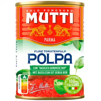 Dekamarkt Mutti Polpa basilicum aanbieding
