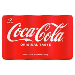 Dekamarkt Coca-Cola Regular 12x33 cl aanbieding