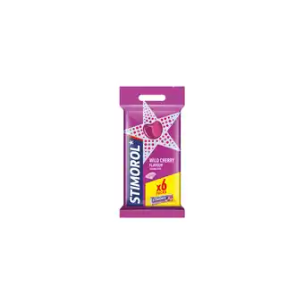 Dekamarkt Stimorol Kauwgom wild cherry 6 st aanbieding