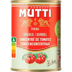Dekamarkt Mutti Doppio concentrato aanbieding
