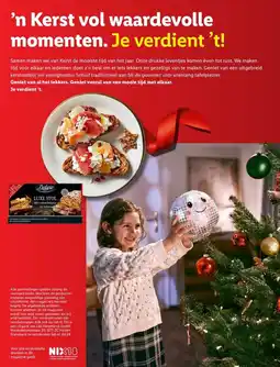 Lidl 'n Kerst vol waardevollemomenten. Je verdient 't . aanbieding