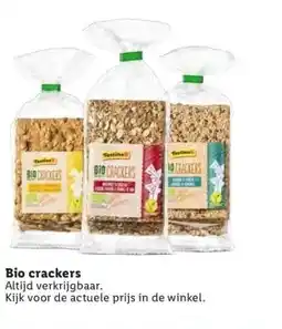 Lidl Bio crackers aanbieding