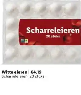 Lidl Witte eieren aanbieding