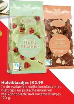 Lidl Hulstblaadjes aanbieding