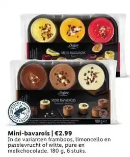 Lidl Mini-bavarois aanbieding