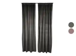 Lidl LIVARNO Velours gordijnen 135 x 254 cm aanbieding