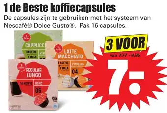 Dirk 1 de Beste koffiecapsules 16 capsules aanbieding