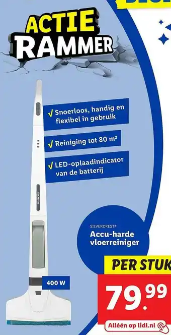 Lidl Silvercrest® Accu-Harde Vloerreiniger aanbieding