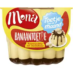Dekamarkt Mona Pudding toetje van de maand aanbieding