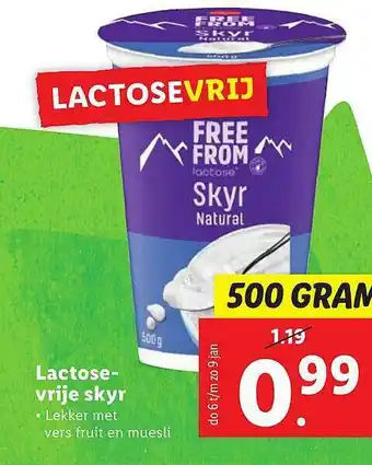 Lidl Lactosevrije Skyr aanbieding