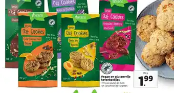 Lidl Vemondo Vegan En Glutenvrije Haverkoekjes aanbieding