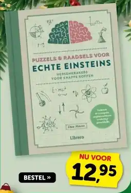 Boekenvoordeel PUZZELS & RAADSELS VOOR ECHTE EINSTEINS aanbieding