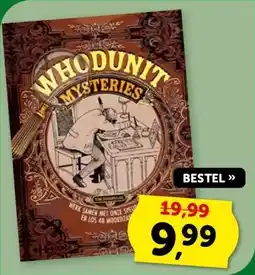 Boekenvoordeel WHODUNIT aanbieding