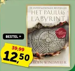 Boekenvoordeel HET PAULUS LABYRINT aanbieding