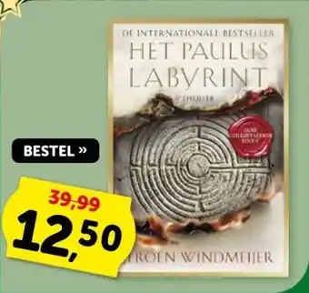 Boekenvoordeel HET PAULUS LABYRINT aanbieding