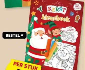 Boekenvoordeel KERST Kleurboek aanbieding