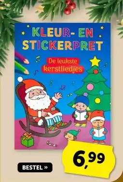 Boekenvoordeel KLEUR-EN STICKERPRET aanbieding