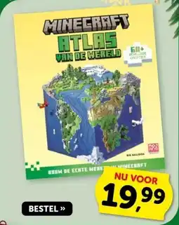 Boekenvoordeel MINECRAFT ATLAS aanbieding