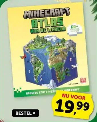 Boekenvoordeel MINECRAFT ATLAS aanbieding