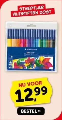 Boekenvoordeel STAEDTLER VILTSTIFTEN 20ST aanbieding