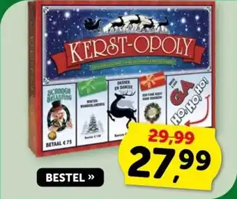 Boekenvoordeel KERST-OPOLY aanbieding