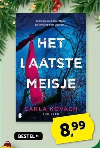 Boekenvoordeel HET LAATSTE MEISJE aanbieding
