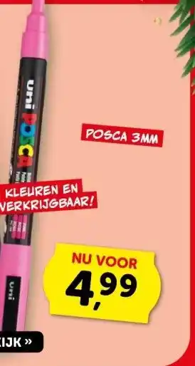 Boekenvoordeel POSCA aanbieding