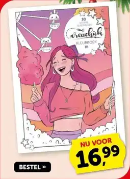 Boekenvoordeel Creachick kleurboek deel 3 aanbieding