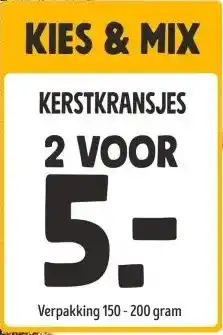 Jumbo KERSTKRANSJES aanbieding