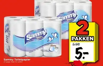Vomar Voordeelmarkt Sammy Toiletpapier aanbieding