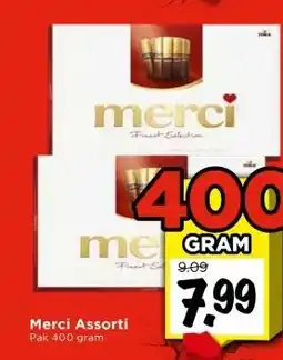 Vomar Voordeelmarkt Merci Assorti aanbieding