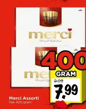 Vomar Voordeelmarkt Merci Assorti aanbieding