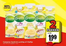 Vomar Voordeelmarkt Campina Zacht & Luchtig of Vlaflip aanbieding