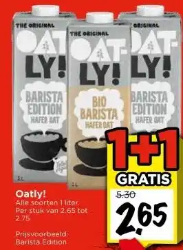 Vomar Voordeelmarkt Oatly aanbieding