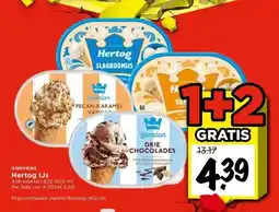 Vomar Voordeelmarkt Hertog IJs aanbieding