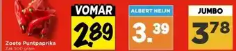 Vomar Voordeelmarkt Zoete Puntpaprika aanbieding