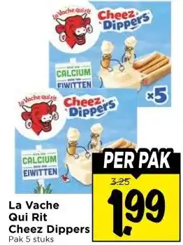 Vomar Voordeelmarkt La Vache Qui Rit Cheez Dippers aanbieding