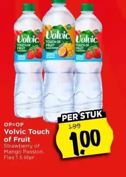 Vomar Voordeelmarkt Volvic Touch of Fruit aanbieding