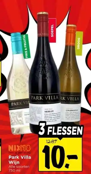 Vomar Voordeelmarkt Park Villa Wijn aanbieding