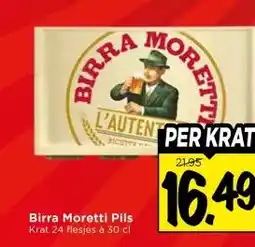 Vomar Voordeelmarkt Birra Moretti Pils aanbieding
