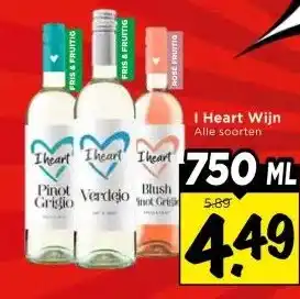 Vomar Voordeelmarkt I Heart Wijn aanbieding