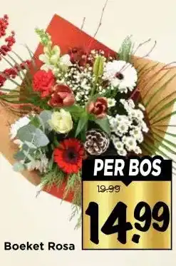 Vomar Voordeelmarkt Boeket Rosa aanbieding