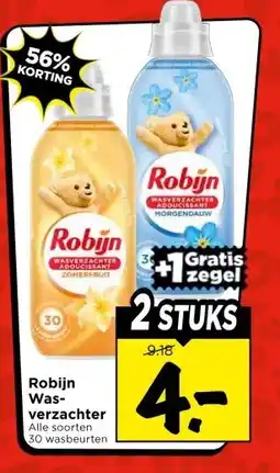 Vomar Voordeelmarkt Robijn Was- verzachter aanbieding