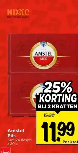 Vomar Voordeelmarkt Amstel Pils aanbieding