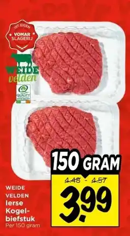 Vomar Voordeelmarkt WEIDE VELDEN lerse Kogel- biefstuk aanbieding
