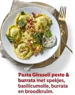 Lidl Pasta Girasoli pesto & burrata aanbieding
