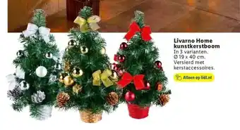 Lidl Livarno Home kunstkerstboom aanbieding